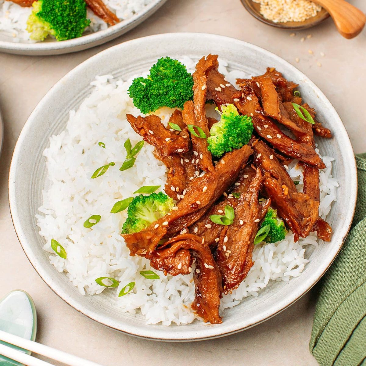 Vegan Teriyaki Chicken