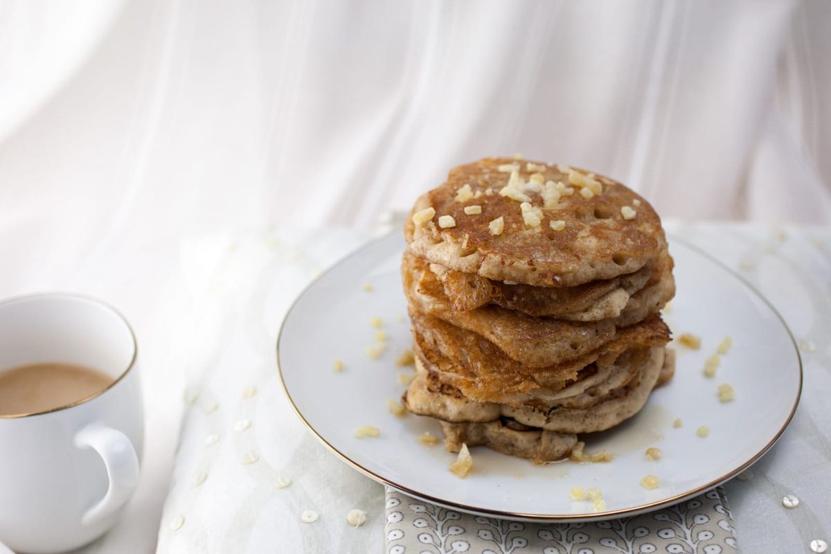 Maple Ginger Pancakes [Vegan]